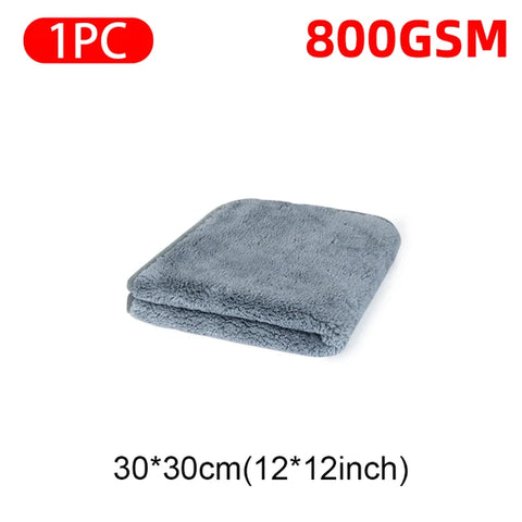3/1Pcs Car Microfiber Towel Super Absorption Car Cleaning Wash Drying Detailing Towels