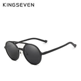 KINGSEVEN Men's Polarized  Round Sunglasses