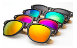 Square Bamboo Wood Sunglasses