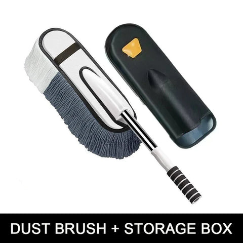 Microfiber Telescopic Long Handle Car Cleaning Brush Set