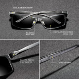 KINGSEVEN Aluminum Magnesium Sunglasses, Polarized Driving Eyewear