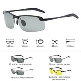 Photochromic Polarized UV400 Driving Sunglasses Day and Night