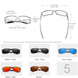 KINGSEVEN Aluminum Magnesium Sunglasses, Polarized Driving Eyewear