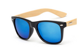 Square Bamboo Wood Sunglasses