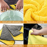 Ultra Soft 16"x16" Car Wash Super Absorbent Microfiber Towel