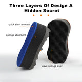 Three Layers Car Damp Clean Duster Sponge Multi-Purpose Cleaning Sponges Car Detailing Tools for Car Wash Accessories