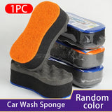 Three Layers Car Damp Clean Duster Sponge Multi-Purpose Cleaning Sponges Car Detailing Tools for Car Wash Accessories